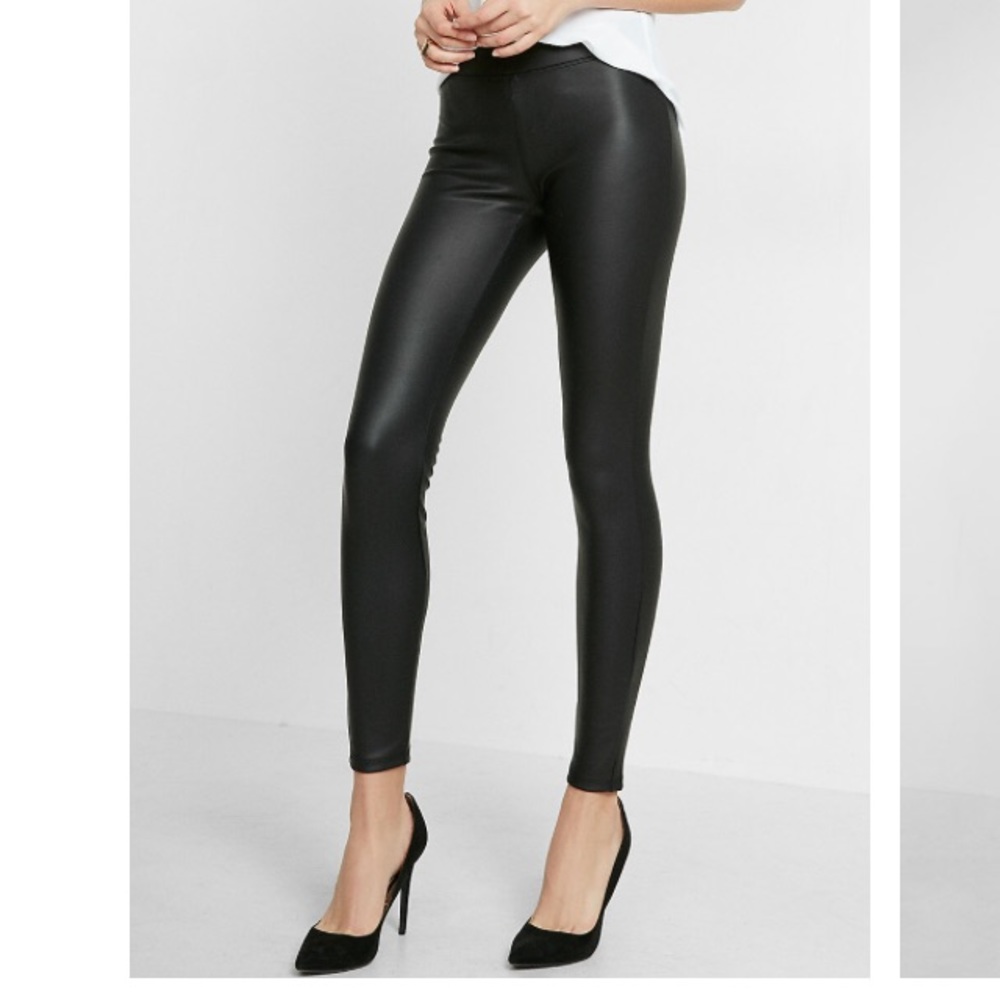 ❤️1-DAY SALE - NWOT Express Pleather Leggings